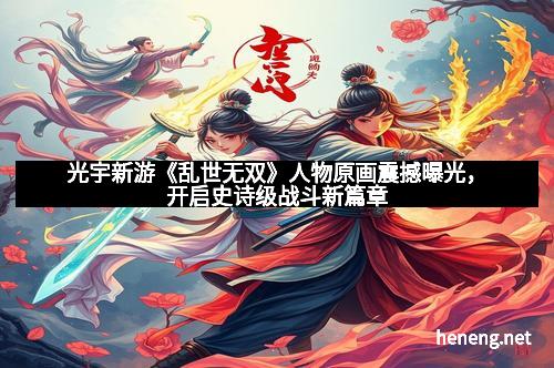 光宇新游《乱世无双》人物原画震撼曝光，开启史诗级战斗新篇章